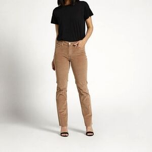 Jag Ruby Mid Rise Slim Leg Corduroy Pants,
